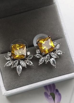 Серьги «yellow aura» 6