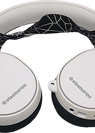 Наушники bluetooth-гарнитура б/у steelseries arctis 5, white 2019 edition