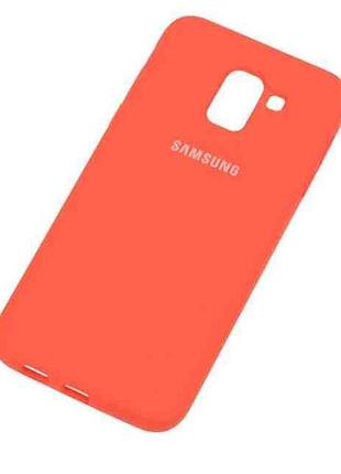 Чехол для мобильного телефона original silicon case samsung j600 (j6-2018) red