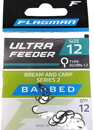 Б/у крючки flagman ultra feeder bream and carp series 2 №12