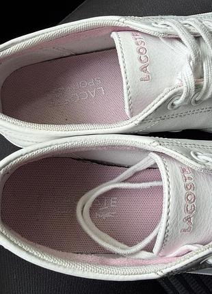 Кеди жіночі lacoste оригінал 8