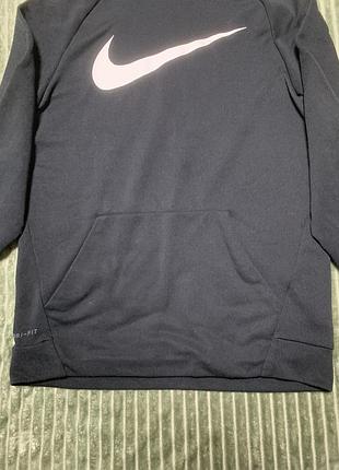 Худі чоловіче nike dri-fit чорне 3