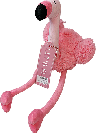 Б/у blokker let's play knuffel flamingo - 27 cm