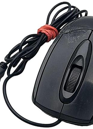 Миша комп'ютерна б/у real-el rm-207 black usb