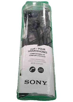 Наушники bluetooth-гарнитура б/у sony mdr-ex15ap