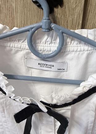 Сорочка/блузка reserved 140р 3