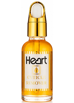 Гель кислотный для удаления кутикул cuticle remover heart, оранжевый 30 мл
