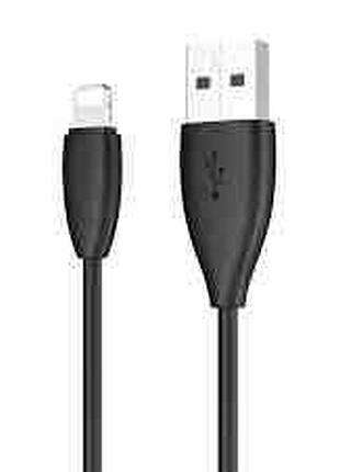 Зарядний пристрій адаптер для мобільного телефона usb кабель mini 1m black