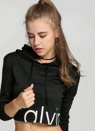 Худі жіноче укорочене calvin klein, розмір s.