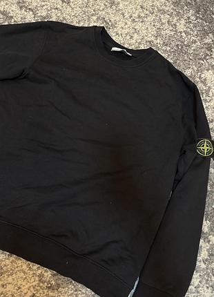 Світшот чоловічий stone island чорний