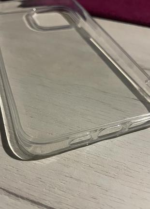 Чохол apple для iphone 14 pro max прозорий силіконовий 6