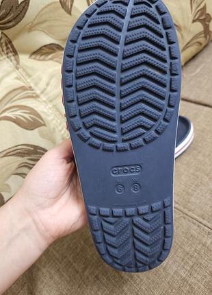 Шльопанці жіночі crocs сині 3