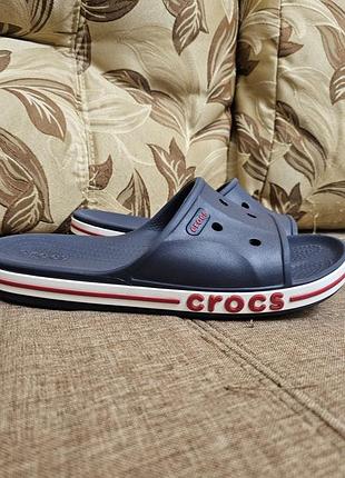 Шльопанці жіночі crocs сині