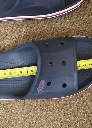 Шльопанці жіночі crocs сині 5
