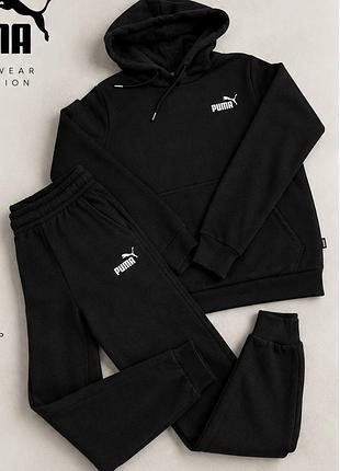 Спортивний костюм чоловічий puma чорний розмір s
