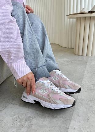 👕 new balance 530 white pink