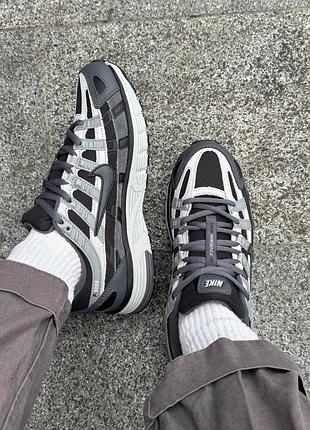 Кросівки nike p-6000 'white&black' 2