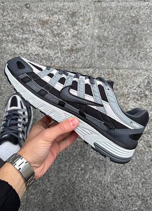 Кросівки nike p-6000 'white&black' 5