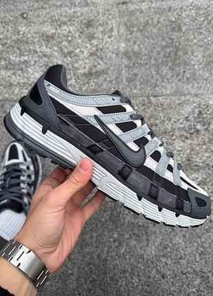 Кроссовки nike p-6000 'white&amp;black'