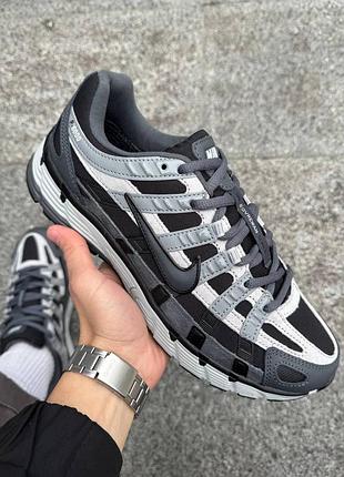 Кросівки nike p-6000 'white&black' 6