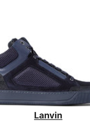 Кеды высокие lanvin (премиумбренд) р.45