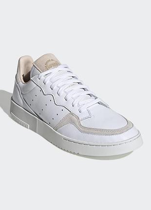 Крутые кожаные кроссовки adidas supercourt 36 р. стелька 23,2 см.