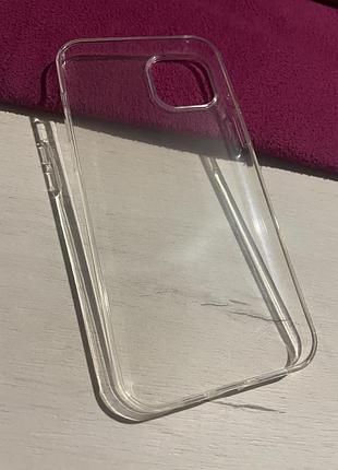 Чохол iphone 14 plus прозорий силіконовий
