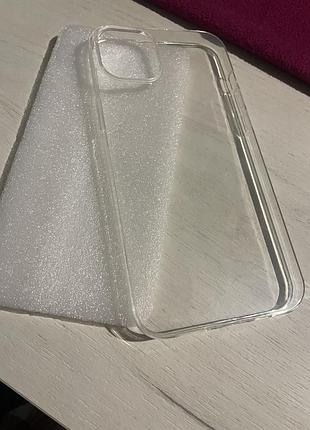Чохол iphone 14 plus прозорий силіконовий 2