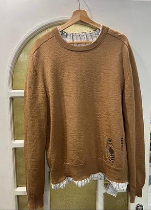 Джемпер чоловічий maison margiela коричневий