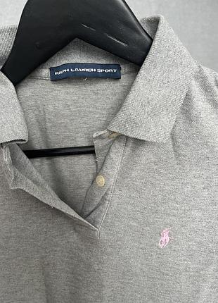 Жіноче поло ralph lauren сіре
