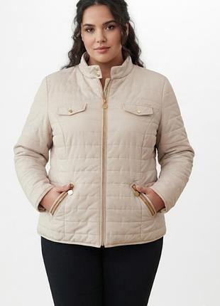 Легка стібана демісезонна куртка kappahl (plus size)