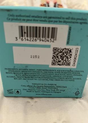 Парфумована вода tiffany & co. intense 50 мл 4