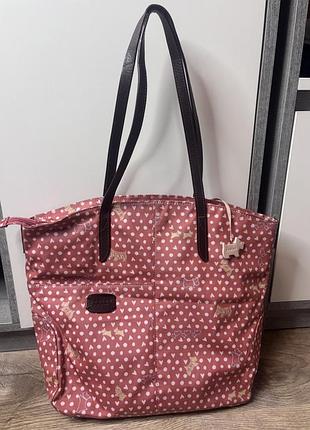 Radley london рожева нейлонова сумка тоут