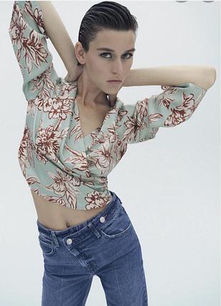 Новий топ на запах zara