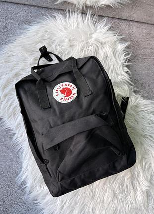 Рюкзак fjallraven kanken у чорному кольорі, стан як новий
