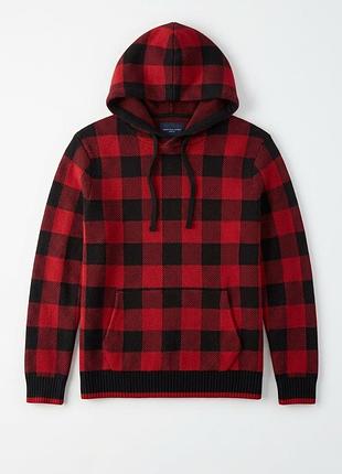 Худі із в'язаного трикотажу для чоловіка american eagle regular fit 7725921646 l різнобарвний