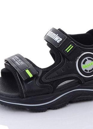 Босоножки детские спортивные р 31 - 36 jong-golf c20318-0 черный 36