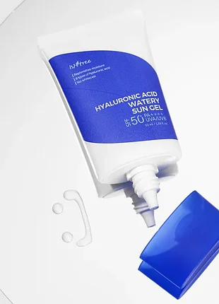 Isntree - hyaluronic acid - watery sun gel spf50+/pa++++ - легкий сонцезахисний крем для обличчя - 50ml