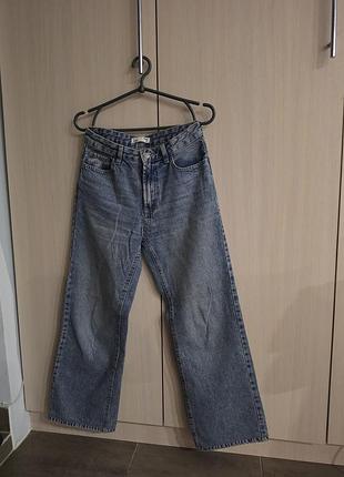 Джинси жіночі sinsay wide leg блакитні