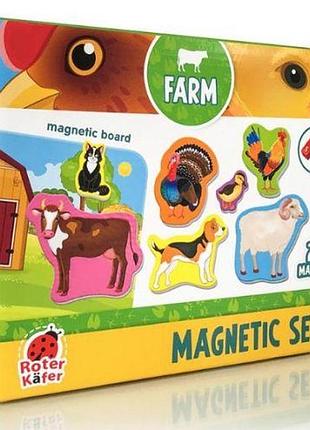 Набор магнитов с доской "farm"