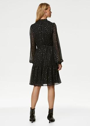 🥰сукня в принт з поясом m&s 16 2