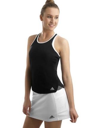 Нова спортивна спідниця-шорти adidas t19 skort w (xs) біла, оригінал