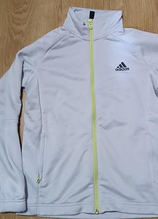 Худі жіноче adidas на блискавці, сіре