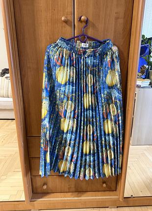 Довга спідниця жіноча scotch&soda плісе різнокольорова