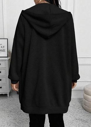 🥰тепла подовжена кофта зіпка shein 3xl 3