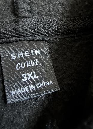 🥰тепла подовжена кофта зіпка shein 3xl 9