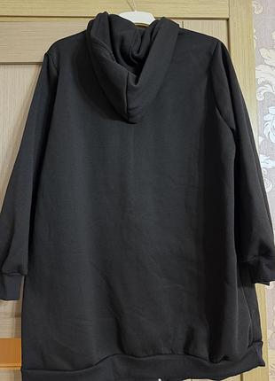 🥰тепла подовжена кофта зіпка shein 3xl 8