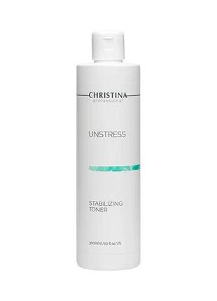 Стабилизирующий тоник christina unstress stabilizing toner 300 мл