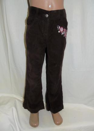 Вельветовые штаны ,брюки на 6-7 лет1 фото