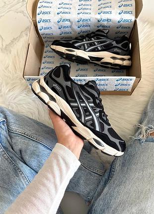 Кросівки asics gel-nyc black cream gore-tex termo